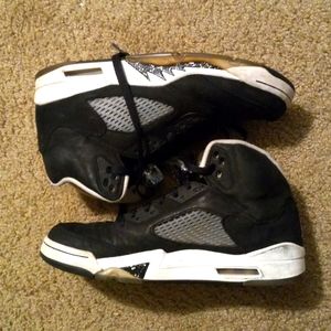 Black and White Jordan 5
